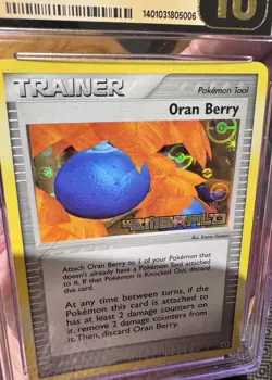 Pokemon Oran Berry EX Emerald Reverse Holo #80 CGC Pristine 10 POP 2!!!!! - Image 4