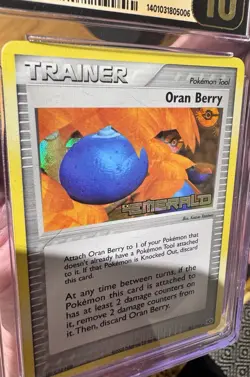 Pokemon Oran Berry EX Emerald Reverse Holo #80 CGC Pristine 10 POP 2!!!!! - Image 5