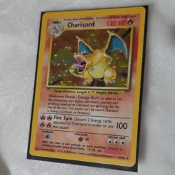 Pokemon Charizard Base Set Holo 4/102 120 HP 1999 Vintage Card - Image 1