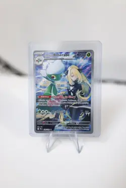 Pokemon Cynthia's Roserade Sv10 Destined Rivals Illustration Rare Holo 184/182 - Image 3