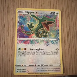 NM-Mint Rayquaza - 138/185 - Amazing Rare Pokemon Vivid Voltage - Image 1