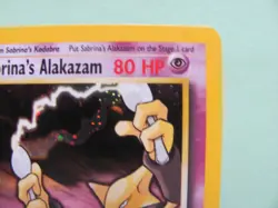 2000 Pokemon Gym Challenge Sabrina's Alakazam Holo Rare 16/132 LP - Image 5