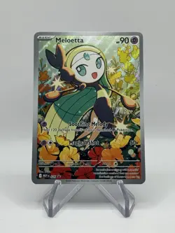 Meloetta EX Full Art 026 Holo Pokemon Black Star Promo - Image 1
