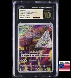 PRISTINE CGC 10 Drowzee 086 sv1v Violet ex Japanese Pokemon psa - Image 1