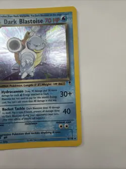 Pokemon TCG Dark Blastoise Holo Rare Legendary Collection 4/110 - Image 4