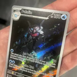 Pokemon TCG Palafin Scarlet & Violet: Paldean Fates 225/091 Illustration Rare - Image 3