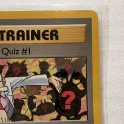 Pokemon Blaine's Quiz #1 Gym Challenge Trainer 97/132 Rare 2000 English - Image 5