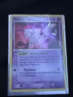 Pokemon TCG MEW 4/17 POP Series 4 Holo Rare - Image 1
