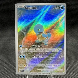 Pokemon Scarlet and Violet 151 Squirrel 170/165 Illustration Rare NM - Image 2