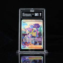 Pokemon 2024 Iono 237/091 Full Art Special Illustration Rare Paldean Fates TAG 9 - Image 1