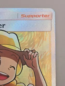 Pokemon Breeder FULL ART ULTRA RARE Trainer 73/73 SM Shining Legends Pokemon - Image 3