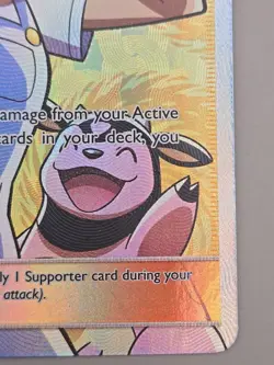 Pokemon Breeder FULL ART ULTRA RARE Trainer 73/73 SM Shining Legends Pokemon - Image 4