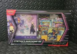 Pokemon TCG: Cynthia’s Garchomp ex Premium Collection box Sealed - Image 1