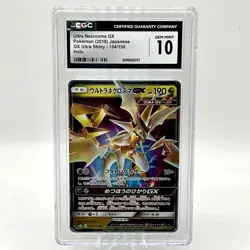 Ultra Necrozma GX 104/150 Pokemon TCG GX Ultra Shiny Holo (Japanese) CGC Gem 10 - Image 1