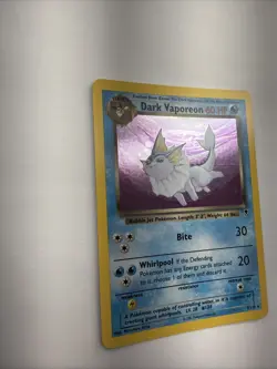 Pokemon TCG Dark Vaporeon Legendary Collection Halo - Image 3