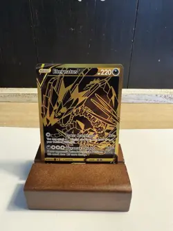 Pokemon TCG Eternatus v SV121/SV122 Shining Fates Gold Ultra Rare NM Condition - Image 1