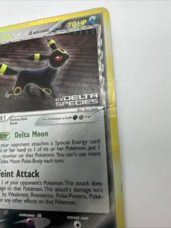 Pokemon TCG Umbreon 17/113 Delta Species Reverse Holo Rare HP - Image 3