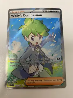 Pokemon Wally's Compassion 176/132 Full Art Trainer - Image 1