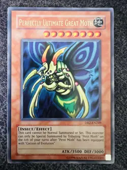 Yugioh Perfectly Ultimate Great Moth DB2-EN249 Ultra Rare Unlimited Edition NM - Image 1