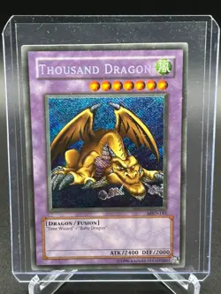 Yugioh TCG Thousand Dragon MRD-143 Secret Rare Unlimited Vintage 2002 NM/LP - Image 1