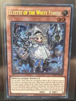 Elzette of the White Forest 1st Edition Secret Rare INFO-EN014 - Image 1