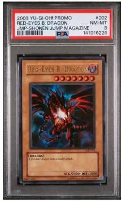 2003 YU-GI-OH! PROMO JMP-SHONEN JUMP MAGAZINE #002 Psa 8 - Image 1
