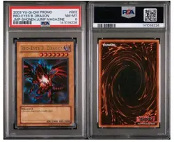 2003 YU-GI-OH! PROMO JMP-SHONEN JUMP MAGAZINE #002 Psa 8 - Image 2