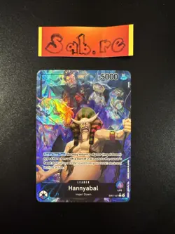 MINT Condition Hannyabal Leader Alt Art EB01-021 One Piece Card English - Image 1