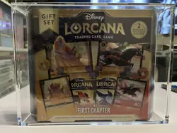 Disney Lorcana The first chapter gift set sealed and acrylic case - Image 1