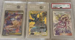 Lot Of 3 Graded PSA/TAG Pokemon Cards - Image 1