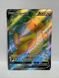 Pokemon Card TCG - Dragonite V 076/078 Full Art Ultra Rare Pokemon GO - Image 1