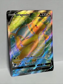 Pokemon Card TCG - Dragonite V 076/078 Full Art Ultra Rare Pokemon GO - Image 2