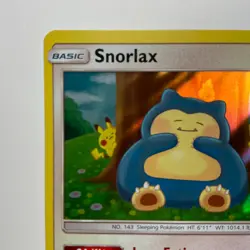 Pokemon TCG Card Snorlax 158/214 Sun & Moon Unbroken Bonds Holo Rare #158/214 NM - Image 3