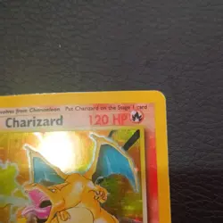Pokemon TCG Charizard Base Set Holo Unlimited Rare Card 4/102 Vintage 1999 - Image 4