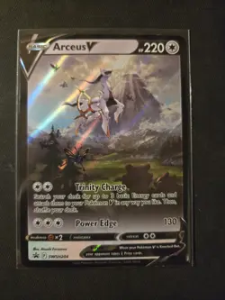 Pokemon Arceus V - SWSH204 SWSH: Sword & Shield Promo Holo 220 HP Basic Card - Image 1