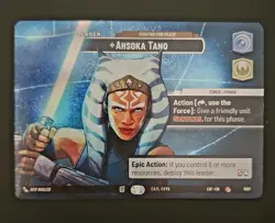 Star Wars Unlimited Showcase Card #1007 ~ Ahsoka Tano Fighting For Peace - Image 2