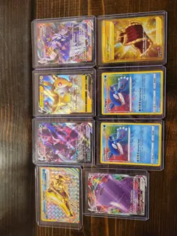 Pokemon Full Art and Hit Lot of 8 cards - Image 1