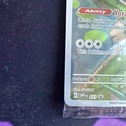 Snorlax SVP EN 051 Black Star Promo Scarlet & Violet Pokemon 151 Card - SEALED - Image 5