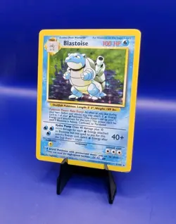 Blastoise 2/102 Base Set Holo Rare Pokemon Card 1999 WOTC TCG Vintage Pokemon - Image 2