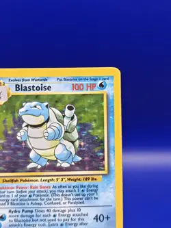 Blastoise 2/102 Base Set Holo Rare Pokemon Card 1999 WOTC TCG Vintage Pokemon - Image 5