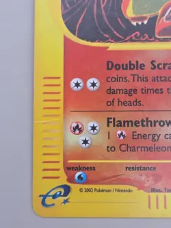 CHARMELEON Pokemon E Card 73/165 Reverse Holo Uncommon Expedition Base - Image 5