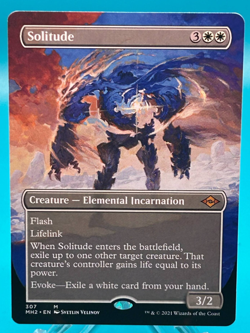MTG Solitude (Borderless) #307 Modern Horizons 2 Magic Gathering Card Mythic NM - Image 1