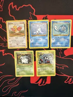 Lot Of 5 Vintage Base Set 2 Pokemon Cards WOTC Old School Throwback - Image 1