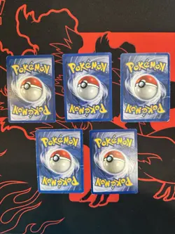 Lot Of 5 Vintage Base Set 2 Pokemon Cards WOTC Old School Throwback - Image 2