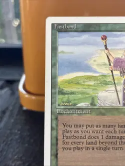 Magic The Gathering Revised Edition Fast bond (Lot Of 2) - Image 3