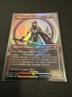 Lightning, Army of One (Borderless) (0320) Final Fantasy Foil - Image 1