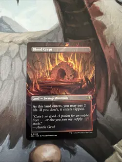 1x Blood Crypt, Double-Sided Borderless Art 0349, Lorwyn Eclipsed, Magic MTG NM - Image 2