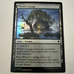 Throne of Eldraine MTG Foil Witch's Cottage Magic - Image 1