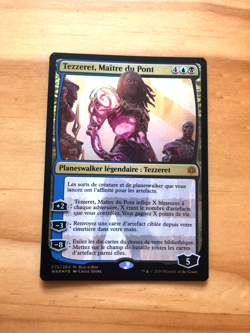 Mtg War of the Spark Tezzeret, Master of the Bridge Buy-a-Box French FOIL NM - Image 1