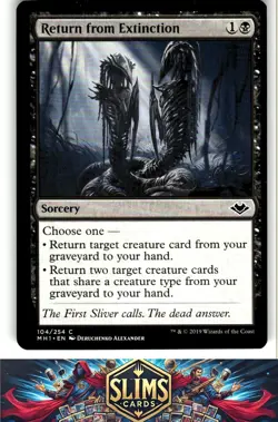 Magic the Gathering MTG Modern Horizons Return from Extinction #104 Buy 2 Get 1 - Image 1